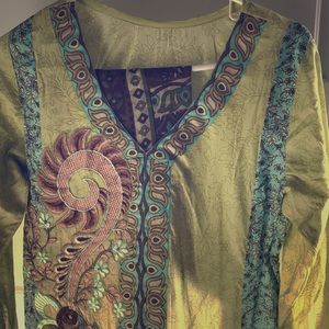 Green shalwar kameez